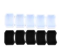 WATIIFUFU 10pcs Gecko Water Bowls and Food Feeding Dishes for Crawling Pets and Lizards, Plastic Smooth Surface Bowls Suitable for Daily Feeding and Hydration