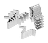 WATIIFUFU 10pcs Heavy Duty Metal Cabinet Shelf Clips Stable and Sturdy Shelving Supports for Bookcases File Cabinets and Kitchen Cupboards Multi-Functional Iron Shelf Brackets with Smooth