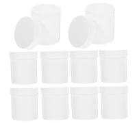 WATIIFUFU 10pcs Medicine Bottles with Cushioning Pads Wide Mouth Travel Containers for Pill Storage Daily Dose Organizer with Secure Caps