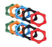 WATIIFUFU 10pcs Microphones Protection Ring Non Slip Shock Protection Rings Mic for Handheld Wireless Microphones Use Recording Random Color