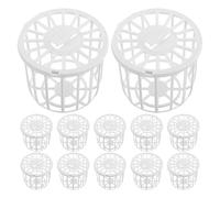 WATIIFUFU 12pcs Bird Nesting Cup: Removable Hook-On Bowl - Open Wire Frame for Canaries Finches Parakeets - Nest Pan for Breeding Mating Egg Laying in Cages