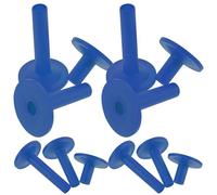 WATIIFUFU 12pcs Blue Plastic Cymbal Sleeves for Drum Cymbal Accessories Protects the Drum and Extends Service Life with Stylish Appearance for Set Stand Mount