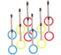 WATIIFUFU 12pcs Lost Leash for Toddlers Group Boy Girl Leash Detachable Handles Plastic Round Handles for Kindergarten Line Rope Classroom Transition Rope Outdoor Walking Safety