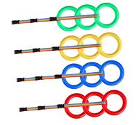 WATIIFUFU 12pcs Lost Traction Rope for Toddlers Boy Girl's Walking Rope Handles for Preschool and Daycare for Group Outings