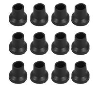 WATIIFUFU 12pcs Non-Skid Rubber Cane Tips Replacement End Caps for Walking Canes Crutches and Walkers Heavy Duty Shock-Absorbing Feet for Indoor Outdoor Mobility Safety
