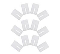 WATIIFUFU 12pcs Plastic Table Leveling Blocks Non-slip Nylon Shims for Furniture, Kitchen Table, Cabinet Wedges for Uneven Floors, Foot Levelers for Stability