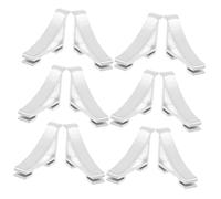 WATIIFUFU 12pcs Refrigerator Accessory Metal Freezer Hook Clips Fridge Shelves for Door Organizer Easy Install