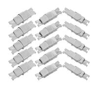 WATIIFUFU 15pcs Stainless Steel Watch Strap Folding Deployment Clasp Buckles, Double Push Button Design, Multiple Sizes (12x21.5mm, 14x25mm, 16x25mm) Replacement for Watchbands, Silver Watch