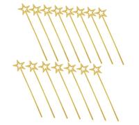 WATIIFUFU 15pcs Star Shaped Fairy Princess Wands Lightweight Hollow Star Wands for Birthday Parties Halloween Christmas Masquerade Dress-up and Cosplay