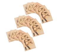 WATIIFUFU 16pcs Wooden Chew Bird Blocks Parrot Shredding Wood Material Effortless Cleanup DIY Bird Craft Projects at Home Use