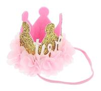 WATIIFUFU 1pc Birthday Crown Headband Decorative Hair Ornament for Boys and Girls Elegant Net Crown Headdress for Unforgettable Party Memories and Festival Activities