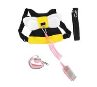 WATIIFUFU 1set Boy Girl Lost Leash Straps Breathable and Comfortable Walking for Boys and Girls Includes Cute Yellow and Spiral Wristband for Parks and Supermarkets