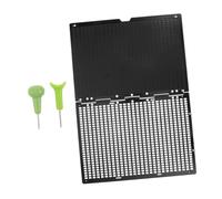 WATIIFUFU 1Set Braille Writing Board Rows Includes Braille Pen Portable Learning Tool for Blind Students for School Education and Accessible Communication