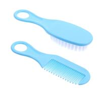 WATIIFUFU 1set Brush and Massage Comb for Newborns Soft Bristles Anti- Hair Care Promotes Circulation and Brain Development for Boy Girl
