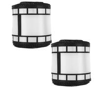 WATIIFUFU 2 Rolls Black White Filmstrip Ribbon with Wired Edge for DIY Crafting, Vintage Style Polyester Material, for Flower Bouquet Ribbon and Present Packaging, Creative Movie Film Party