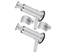 WATIIFUFU 2 Set Manual Meat Stuffer for Sausage and Meatball Making Tools Set with Vertical Design, Stainless Steel and Pp Material, Space Saving and Minimizes Clogging, Suitable for Home