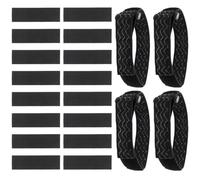 WATIIFUFU 2 Sets Adjustable Elastic High Boots Straps with Anti-Slip Fixed Bands and Hook-and-Loop Fasteners for Over-The-Knee Boots with 8 Anti-Exposure Stickers for Winter Use