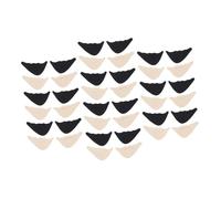 WATIIFUFU 20 Pairs Shoe Toe Inserts with Enhanced Thickness Non-Slip Cushion Pads for High Heels Pumps and Boots Unisex Forefoot Fillers for Loose Shoes Relief and Secure Fit