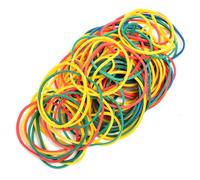 WATIIFUFU 200pcs Assorted Colour Rubber Bands Large Size High Elastic Rubber Machine Accessories Suitable for Machines and Needle Use