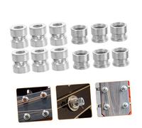 WATIIFUFU 20pcs Metal Guitar String Beads Acoustic Folk Guitar Bridge Pins Replacement Wear-resistant for String Repair