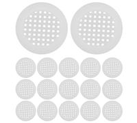 WATIIFUFU 20pcs Round Air Vent Covers for Cabinet and Furniture, Breathable Design Plastic Ventilation Holes, Multifunctional Circular Closet Air Vents for Home Use, White