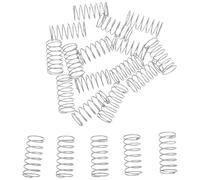 WATIIFUFU 20pcs Stainless Steel Toilet Flush Valve Button Springs High Elasticity Heavy Duty Compression Coil for Top-Mount Cistern Repair Plumbing Maintenance Spare for Home Bathroom DIY