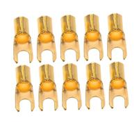 WATIIFUFU 20pcs U-shaped Speaker Wire Connectors Terminal Blocks for Car Audio Subwoofer and Amplifier Installation, Quick Connect Speaker Parts for Vehicle Sound System Enhancement