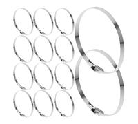 WATIIFUFU 20pcs Wide Stainless Steel Self-Locking Zip Ties Heavy-Duty Metal Cable Ties with Buckles for Industrial Use and Cooler Strap Down