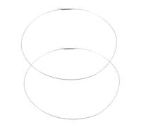 WATIIFUFU 2pc Washing Machine Door Seal Ring Stainless Steel for Washer Door Lock and Seal Clamp Replacement