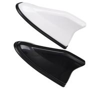 WATIIFUFU 2pcs Car Rear Tail Spoiler Drift Wing Vehicle Rear Wing Decoration Accessory Black White for Improved Stability and Easy Installation