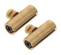 WATIIFUFU 2Pcs Cello Wolf Tone Mutes Musical Instrument Accessory Gold Color for Cello Practice and Wolf Note Reduction