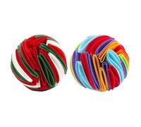 WATIIFUFU 2pcs Dog Sniff Balls Toy for Slow Eating and Stress Relief, Felt Cloth Material Interactive Pet Training Balls, for Feeding Training and Playing the House