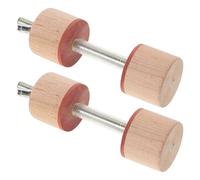 WATIIFUFU 2pcs Electric Guitar Repair Clamp with Ergonomic Design and Stable Clamping Force, Wooden and Iron Screws Luthier Tool Accessory for Daily Care Work and Guitar Cracks Fixing