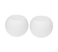 WATIIFUFU 2Pcs Frosted Glass Lamp Cover Decorative Lampshade Ornament for Home Lighting Stylish and Safe Material Suitable for Table Lamps Dorms Hotels and Stores