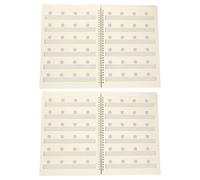 WATIIFUFU 2pcs Guitar Tab Notebook with 50 Sheets Each, 6 String Music Manuscript Paper Featuring Strong Binding and Professional Tab Layout, Includes Chord Fingering Chart for Beginners