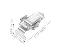WATIIFUFU 2pcs Heavy Duty Spring Toggle Latch Metal Right Angle Clamp with Spring Loaded Locking Mechanism Secure Toolbox Chest Closure for Outdoor and Industrial Use