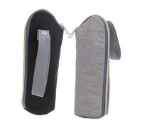 WATIIFUFU 2pcs Insulated Bottle Cooler Bags with Strap Portable Thermal Breastmilk Storage Pouch for Nursing Moms Travel Daycare Stroller Attachment Black Gray
