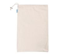 WATIIFUFU 2pcs Large Cotton Drawstring Storage Bags 28x43cm, Reusable Household Shopping Pouches for Flour, Rice and Food Storage, Eco-Friendly Canvas Bags for Daily Use