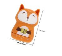 WATIIFUFU 2pcs Mechanical Cartoon Animal Shape Timer Countdown Cooking Timer for Home Use Reminder Tool for Play Exercise Management