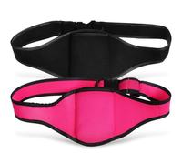 WATIIFUFU 2pcs Microphone Waist Bags Microphone Belt Carriers Neoprene Softer Breathable Material Pocket to Keep Mic in Place Suitable for Stage Work and Heavy Dancing