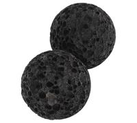 WATIIFUFU 2pcs Natural Pumice Stone for Callus Removal, Ergonomic Lava Stone Ballshaped Exfoliating Tool for Home Foot Care and Sauna Accessories