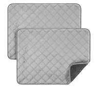 WATIIFUFU 2pcs Pet Training Pads Reusable Dog Pee Pad Comfortable Surface Highly Absorbent Polyester Short-plush Surface for Puppy Training Puppies and Kittens Pet Owners