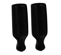 WATIIFUFU 2pcs Plastic Beer Tap Covers Black Beer Faucet Protectors Prevents Spills Keeps Bar Tidy for Faucet Tap Use at Festival