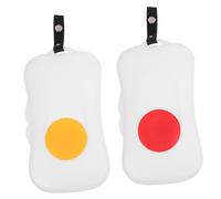 WATIIFUFU 2pcs Portable Infant Wet Tissue Boxes with Silicone Button Dispenser, Reusable Pp Material Tissue Holders for Diaper Bags and Children's Vehicles, Easy One-Handed Operation