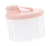 WATIIFUFU 2pcs Portable No Spill Formula Dispensers with 4 Compartments Reusable Milk Powder Containers for Travel Outdoor and Picnics Ideal for Feeding on The Go