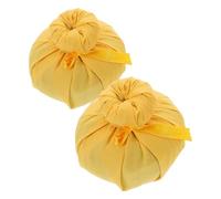 WATIIFUFU 2pcs Portable Thai Herbal Compress Balls Natural Wormwood Aroma Massage Pouches for Facial Eye Care Muscle Relaxation Fatigue Relief Traditional Holistic Wellness