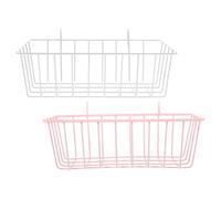 WATIIFUFU 2pcs Rabbit Hay Feeder Hollow Cast Iron Basket Rabbit Food Container for Pet Cage Hay Rack