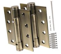 WATIIFUFU 2pcs Self Closing Door Hinges for Wooden Doors with Heavy Duty Aluminum Alloy Material and Easy Operation for Residential Use and Master Closet