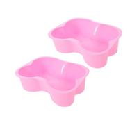 WATIIFUFU 2pcs Silicone Bone Shaped Cake Molds for Baking Non-Stick DIY Baking Tool for Puppy Themed Parties Versatile for Cakes Chocolates Puddings Creative Pet Party Bakeware
