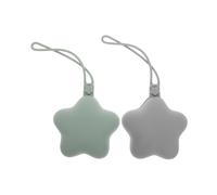 WATIIFUFU 2pcs Silicone Storage Box Holder Case Portable Soft Clip for Travel Case